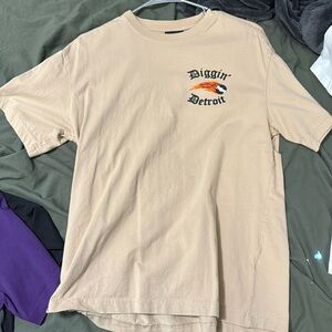 Light Brown Graphic T-Shirt